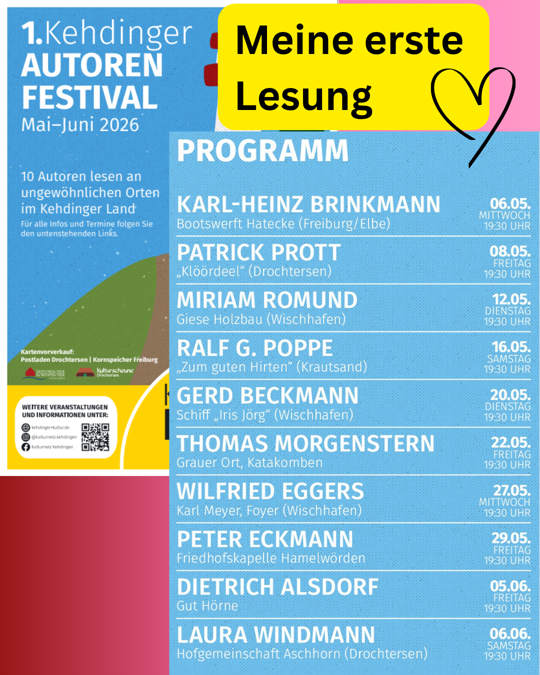 Meine erste Lesung